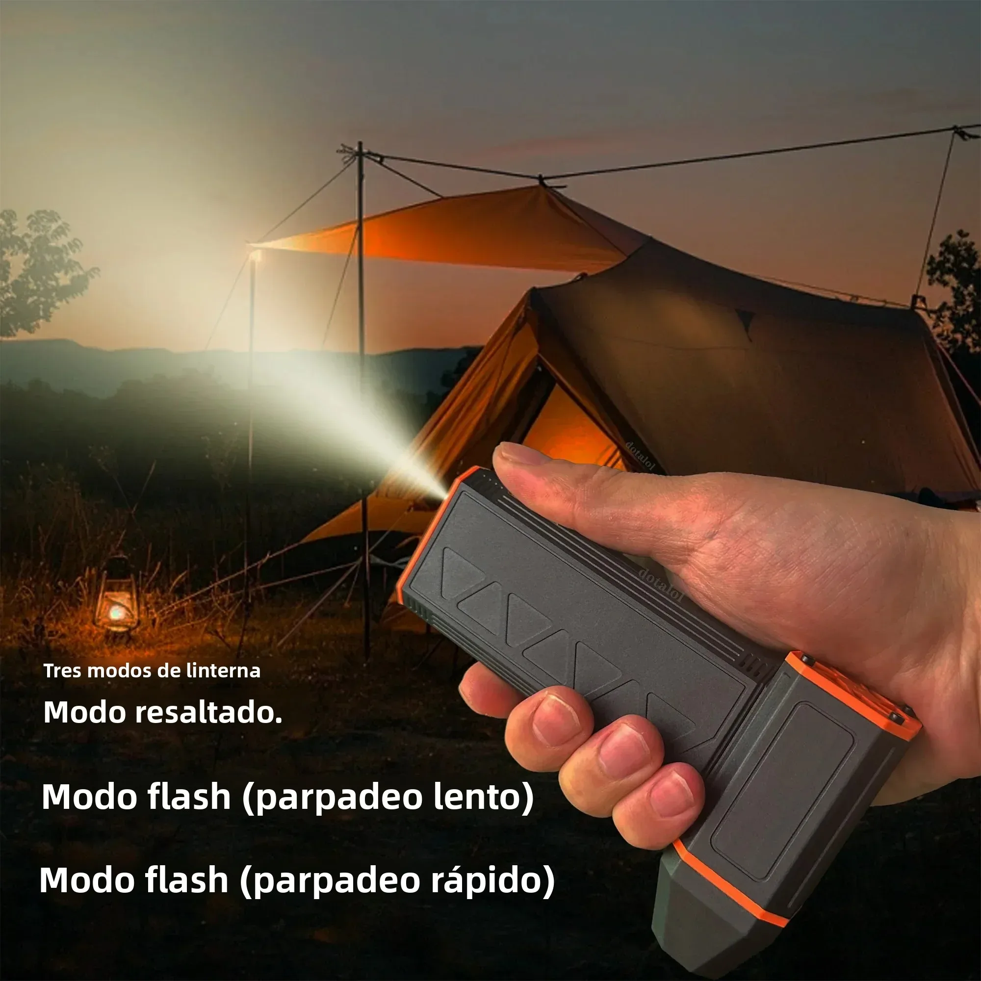 CROSSGUN-ventilador Turbo inalámbrico recargable, potente flujo de aire, diseño compacto para viajes en coche, limpieza al aire libre, Larga modo de reposo