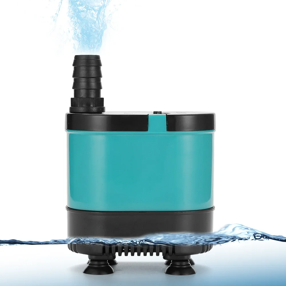 Bomba de agua sumergible para acuario, bomba de fuente para pecera, fuente de jardín, hogar, cascada sumergible, 220V