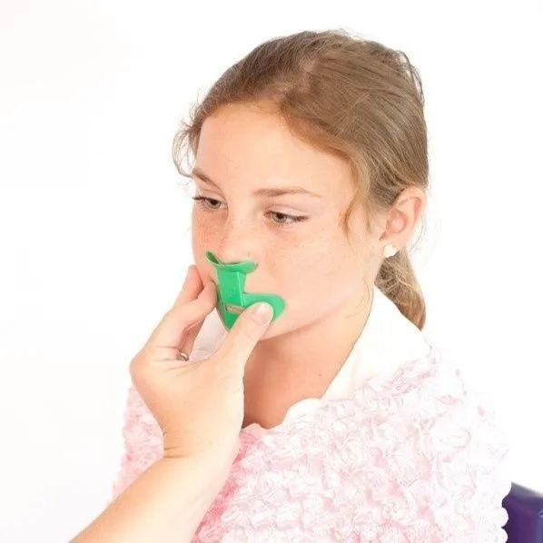 Articulador Nasal Infantil Tipo Flauta para Ejercicios de Respiración Nasal, Entrenamiento de Músculos Orales, Ressonancia Vocal, Flauta Nasal