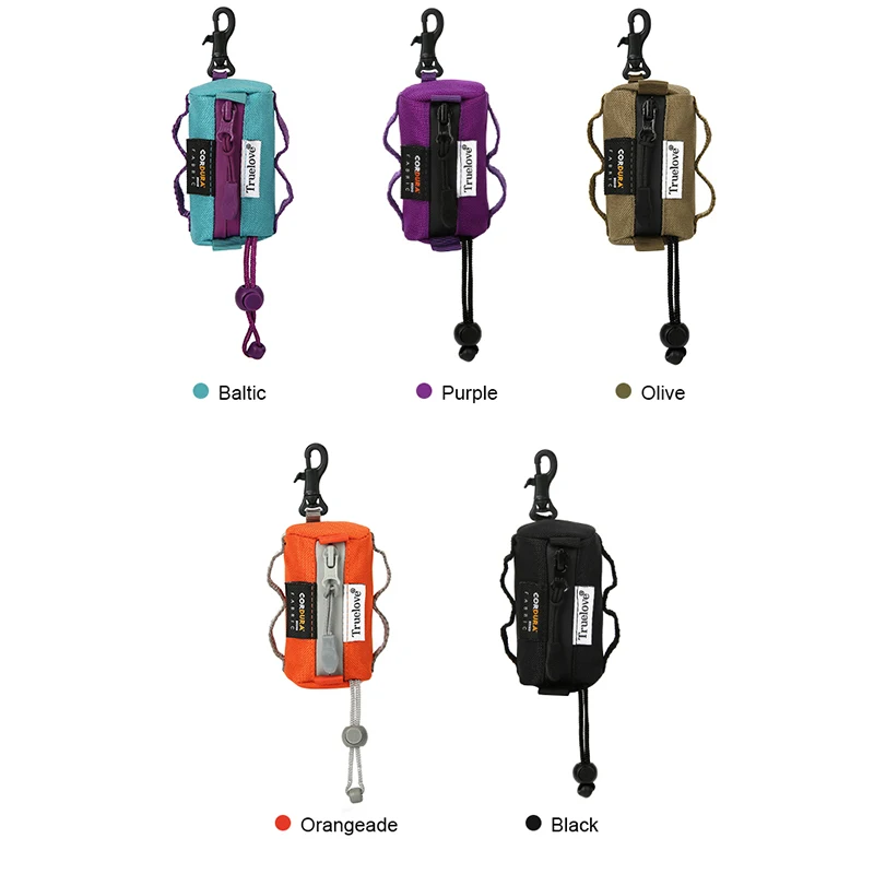 Truelove-dispensador de bolsas pequeñas ajustable para perros, soporte para bolsas de caca canina con mosquetón, adecuado para todas las correas para perros, caminar, TLB2012