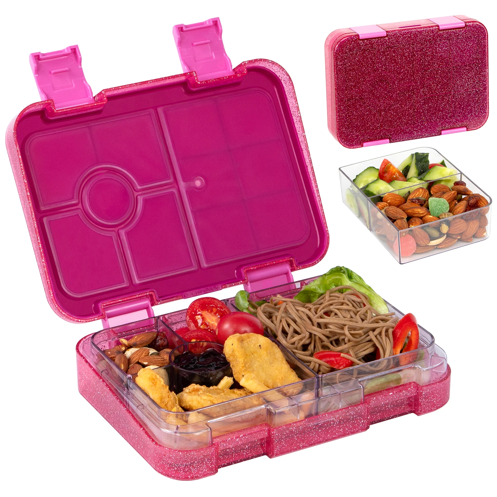 Fiambrera sellada portátil, caja Bento para estudiantes, microondas disponible, calefacción, personal de oficina escolar, contenedores de alimentos para frutas, tenedores, cucharas