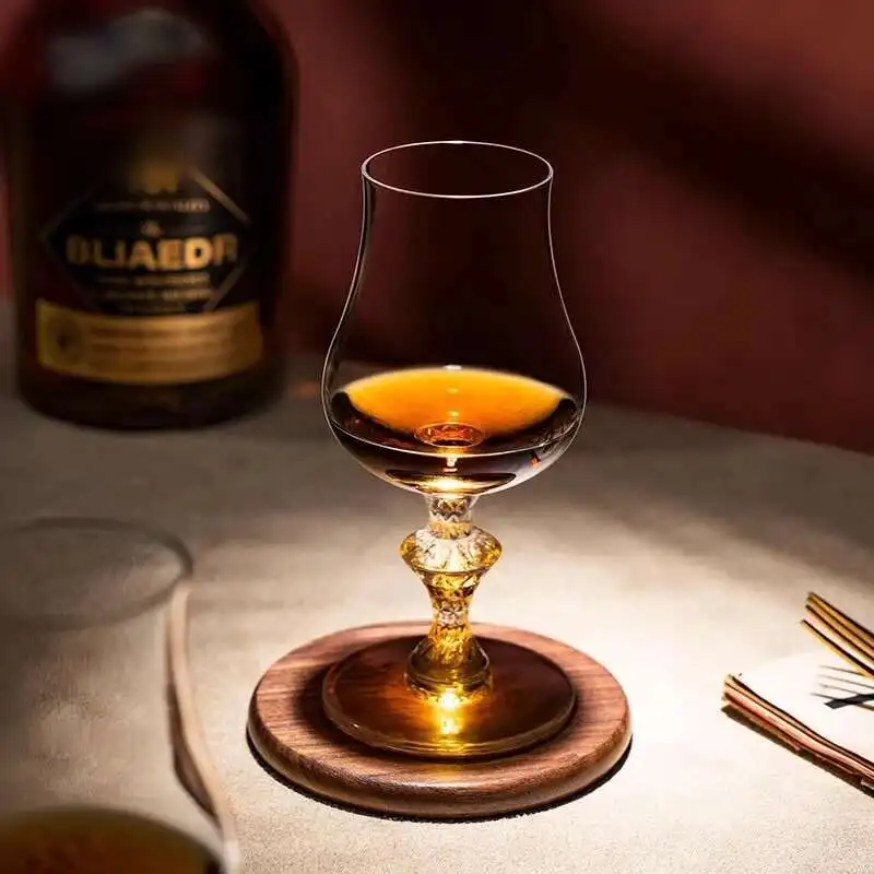 Macallan King-taza de whisky de cristal de lujo para degustación de vino, copa profesional para copita, copa de whisky más fina, hecha a mano pura