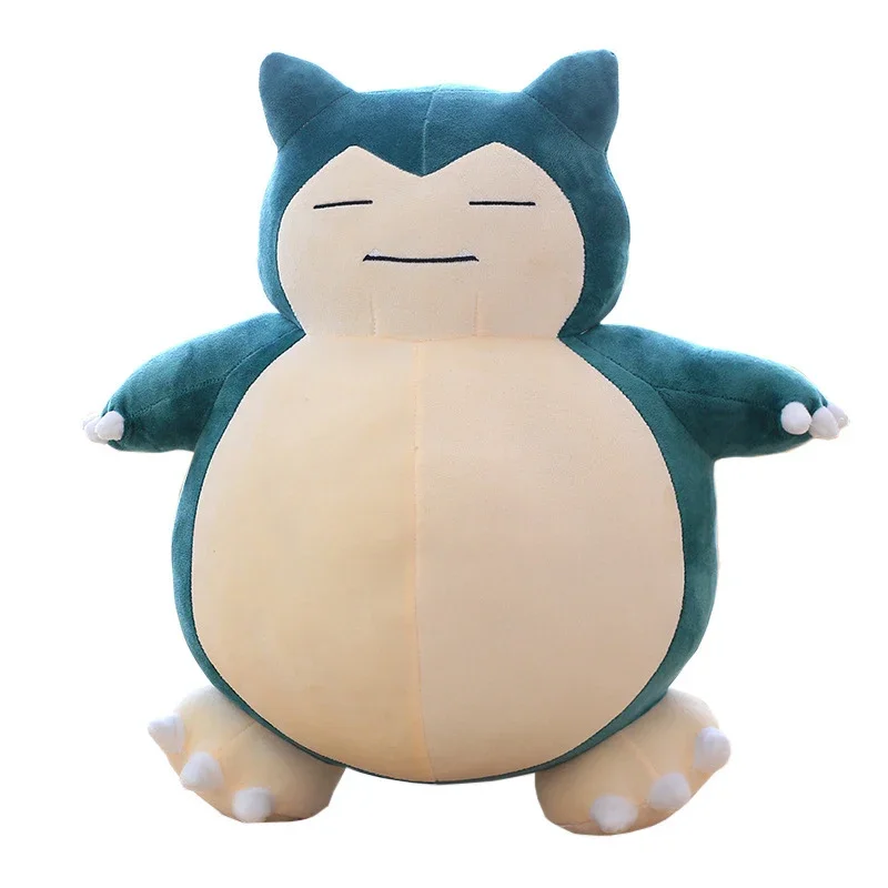 Juguetes de peluche de Pokémon Snorlax de 30cm, muñeco de peluche de monstruo de anime japonés, muñeco de peluche suave, regalo de cumpleaños para niñas