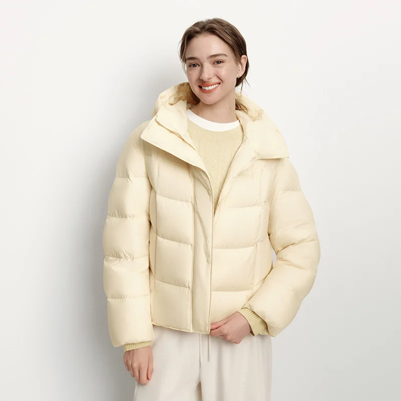 Chaqueta de Plumón Semir para Mujer, Invierno, Impermeable, Resistente a Manchas y Aceite, Generadora de Calor, Antiestática, Nueva Colección 2026, Largo Medio