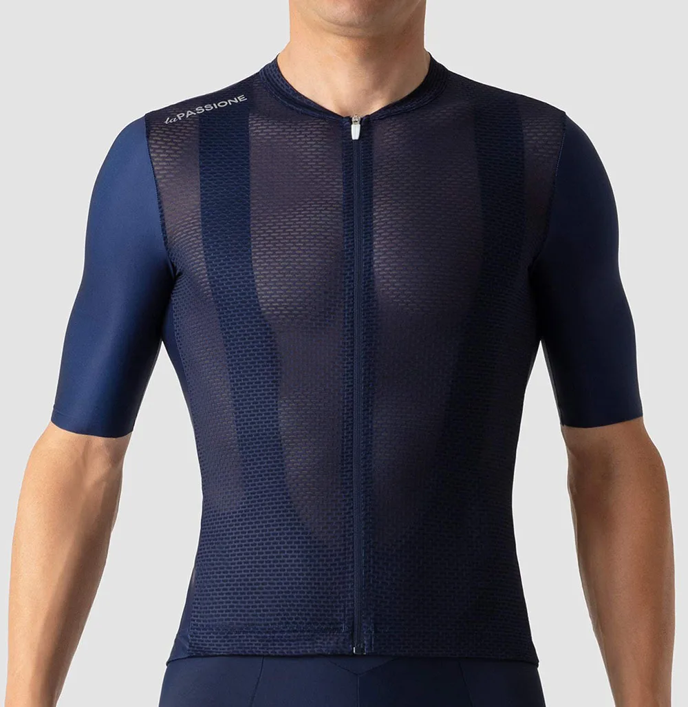 Camiseta de ciclismo para hombre la passione, camisetas clásicas de ciclismo de carreras, ropa de ciclista de manga corta, camisa, Maillot, ropa de bicicleta de verano