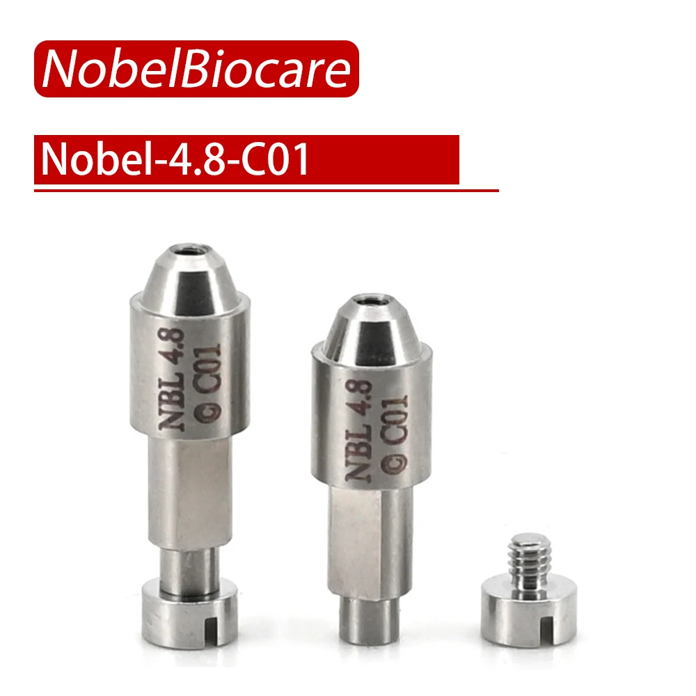 Nobel Biocare-accesorios de tornillo curativo compuesto para implante Dental, varilla de transferencia desechable, herramienta de tapa protectora de ángulo temporal