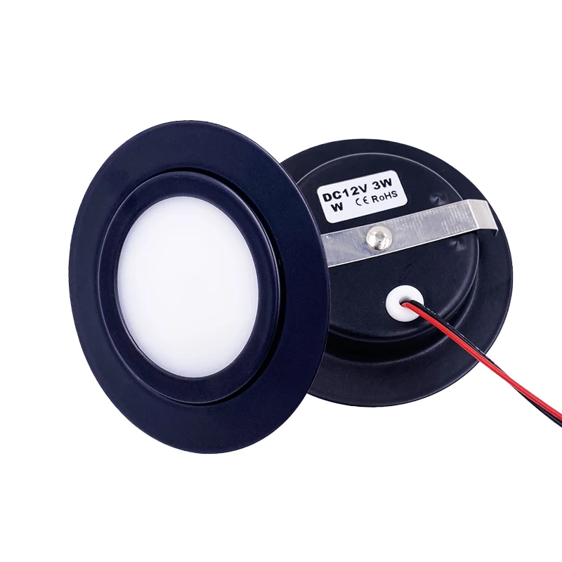 Mini Lámpara LED Empotrable para Exteriores, IP65 Impermeable, DC12V 24V 3W 5W, Lámpara de Techo Oculta para Baño, Foco Ultrafino, Luz para Gabinete