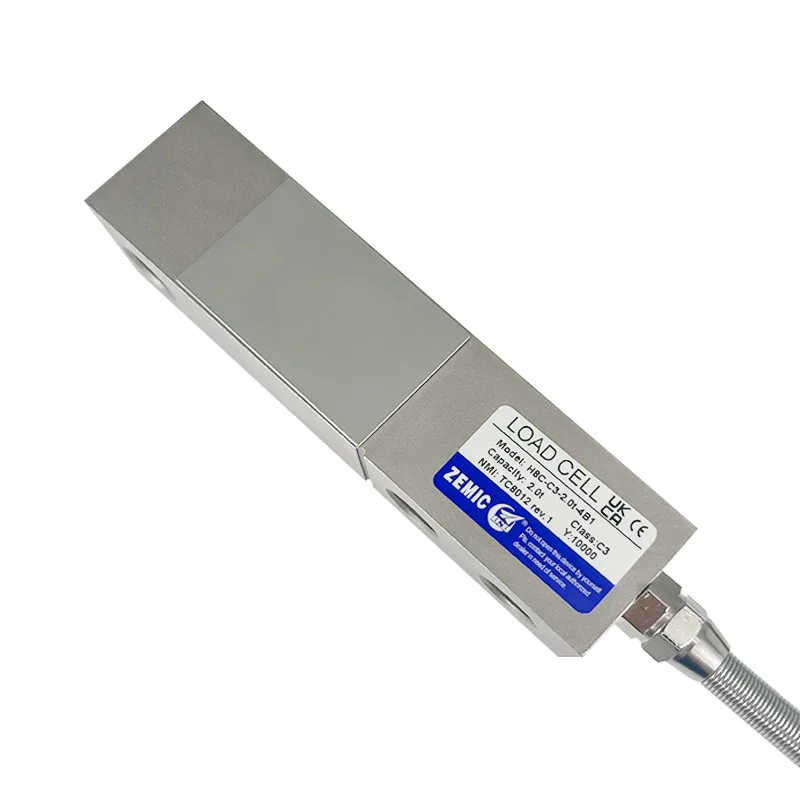 Sensor de peso H8C, celda de carga de viga de cizallamiento 500kg-10Ton 2mV/V 5-12VDC para sistemas de pesaje industrial, celda para plataforma de tolva de tanque