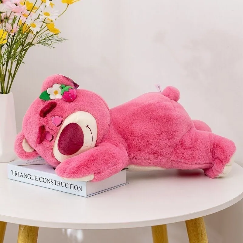 Nuevo Peluche de Oso Lotso con Diseño de Fresa, Almohada de Peluche para Niños, Niñas, Amigos, Regalo de Cumpleaños o Festividades