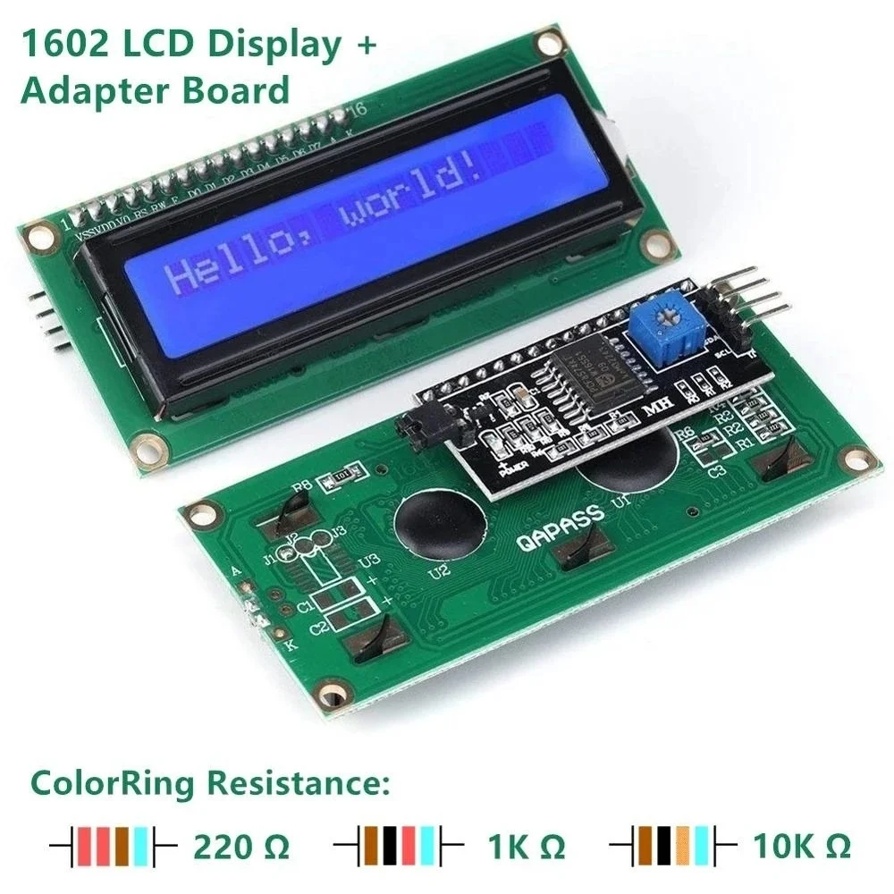 Kit de iniciación para principiantes, conjunto de bricolaje adecuado para UNO R3, MEGA2560 + 1602 + 0,96 pulgadas