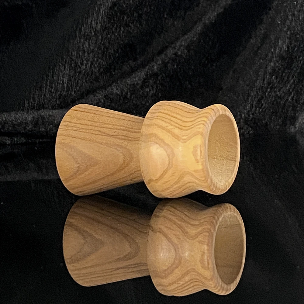 Mango de cepillo de madera de olivo estilo Shanluan, kit de afeitado BOTI, en stock, no hay personalización disponible.