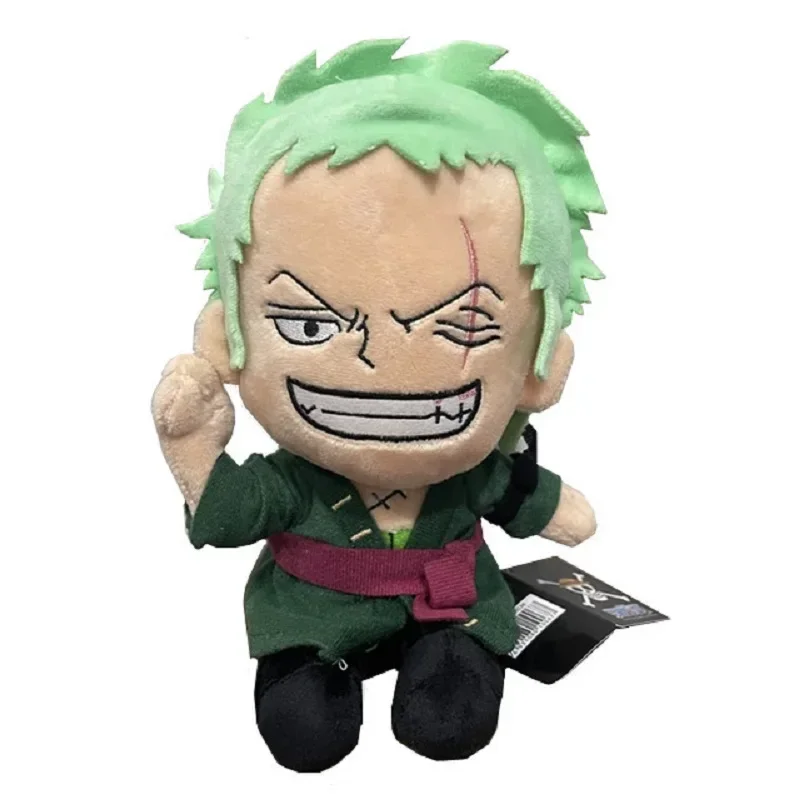 Figura de Anime de una pieza de 25cm, Zoro Luffy Chopper, juguetes de peluche, muñecos de peluche de dibujos animados, colgante, regalos de navidad para niños