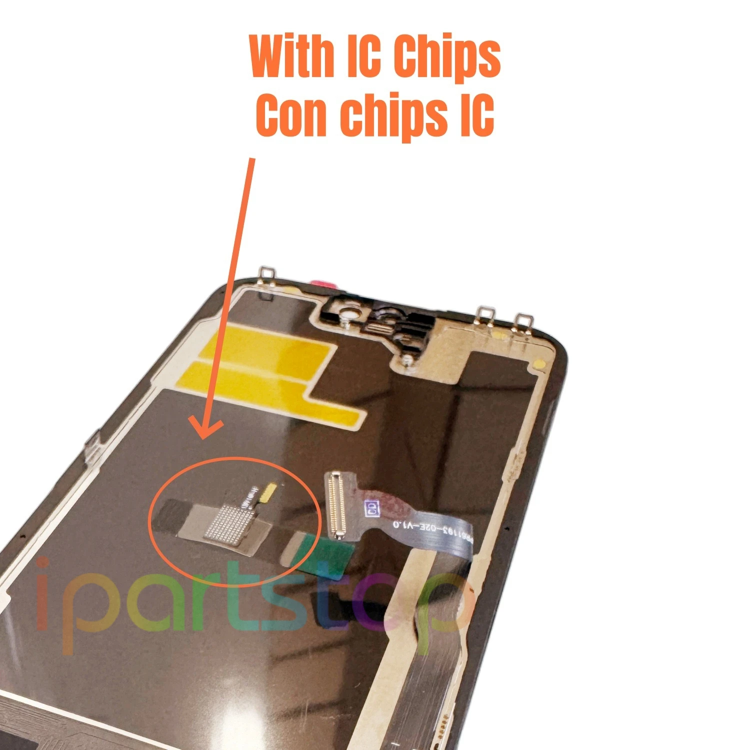 iParts - Pantalla LCD OLED de Repuesto para iPhone 14 Plus Pro Max, 120 Hz, Compatible con IC Extraíble, Piezas 3D Touch DD