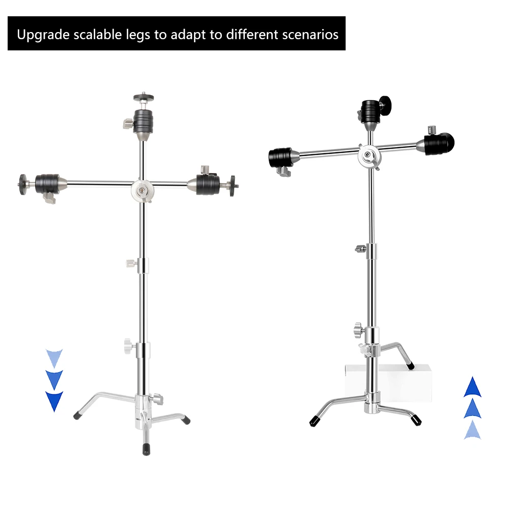 SH-Soporte de lámpara Universal multifuncional, trípode ajustable de tres posiciones, 18,5 31x7cm, adecuado para transmisión en vivo