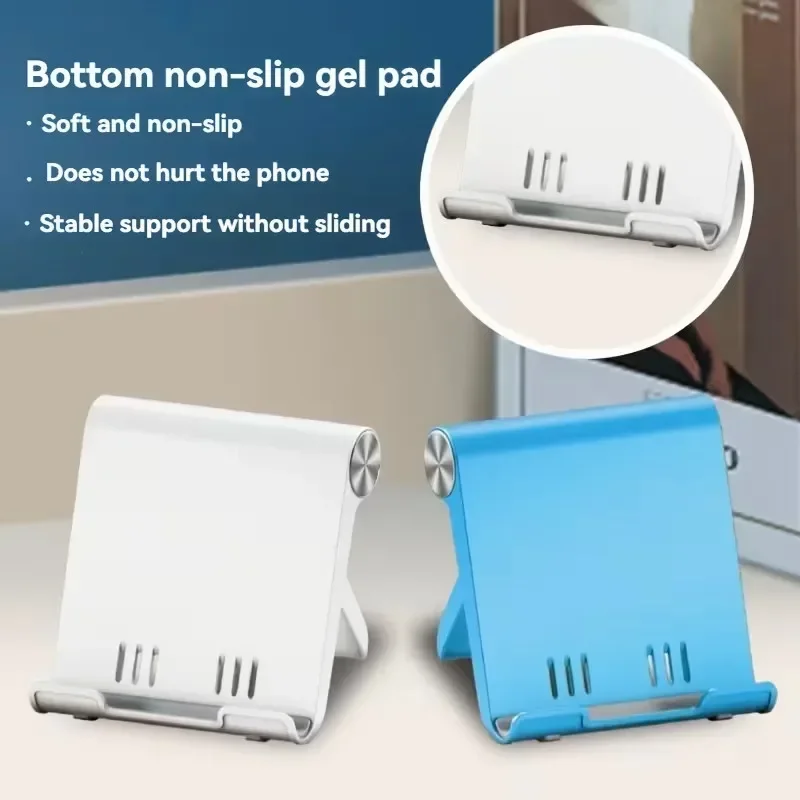 Soporte Ajustable y Plegable para Teléfono, Soporte Universal Portátil para Escritorio, Base Multiángulo para Smartphone