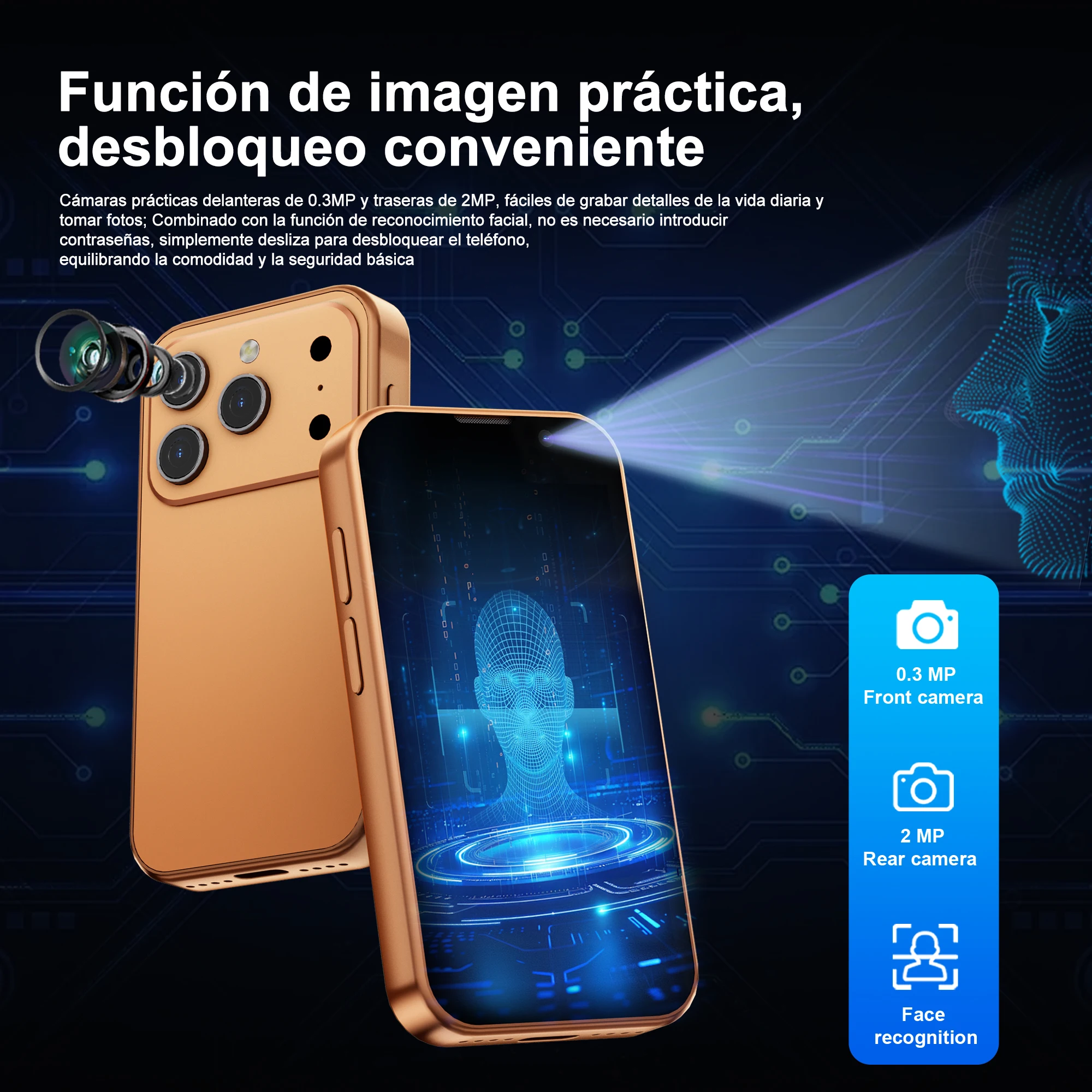 SERVO 17SE MINI 3G pequeño teléfono inteligente sistema Android Play Store 2GB + 16GB WhatsAPP GPS WiFi tarjeta SIM Dual 3,0 "pequeño teléfono móvil inteligente