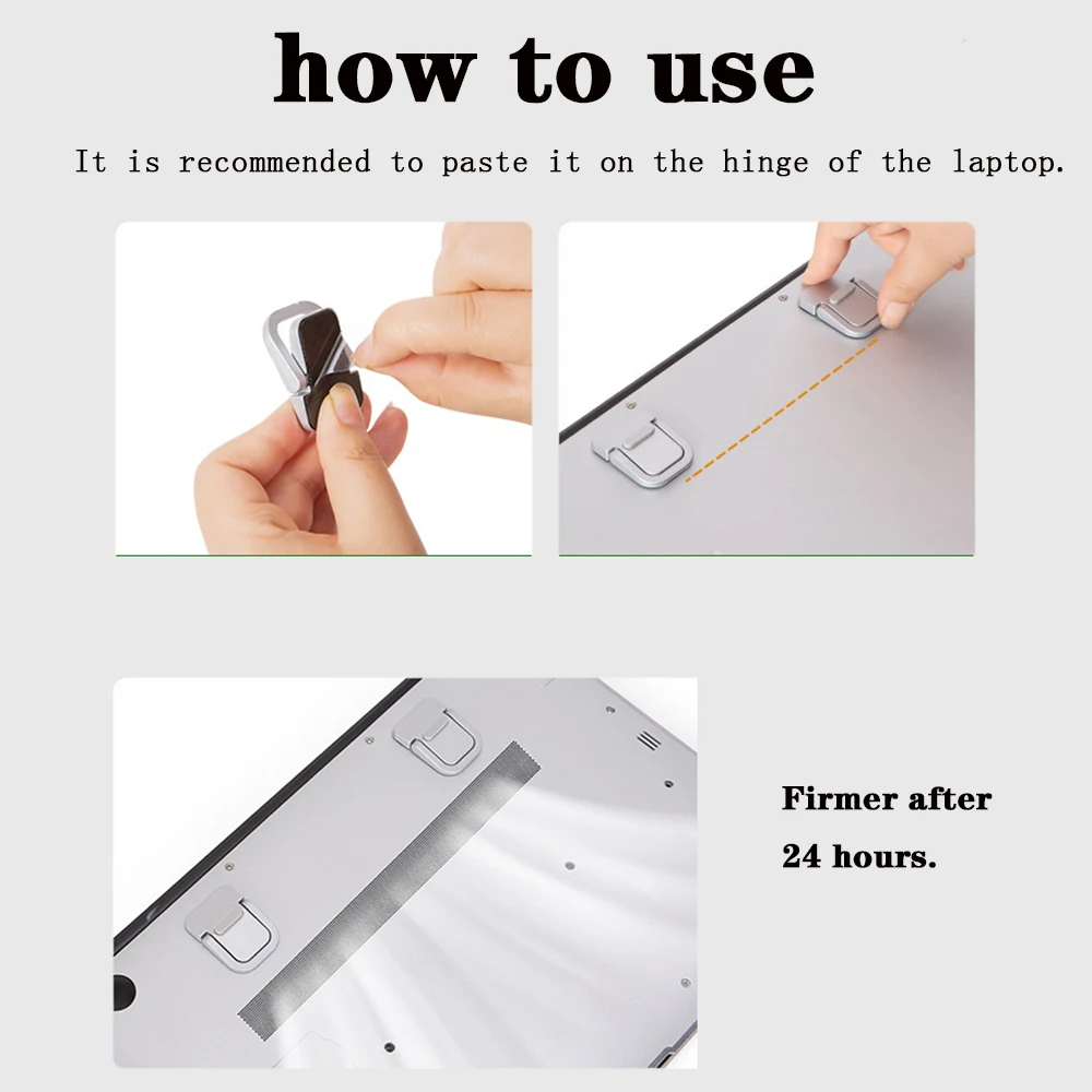Mini patas portátiles para ordenador portátil, soporte para teclado de ordenador, soportes para portátil para Macbook, Huawei, Xiaomi, Notebook, soporte de aluminio