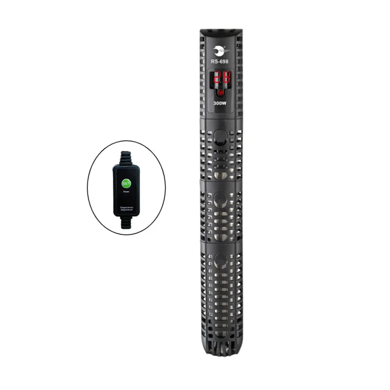 Calentador Sumergible para Acuario, Barra Calefactora para Pecera, Termostato Constante para Acuario, Control de Temperatura, 220V 50-500w, Adaptador EU