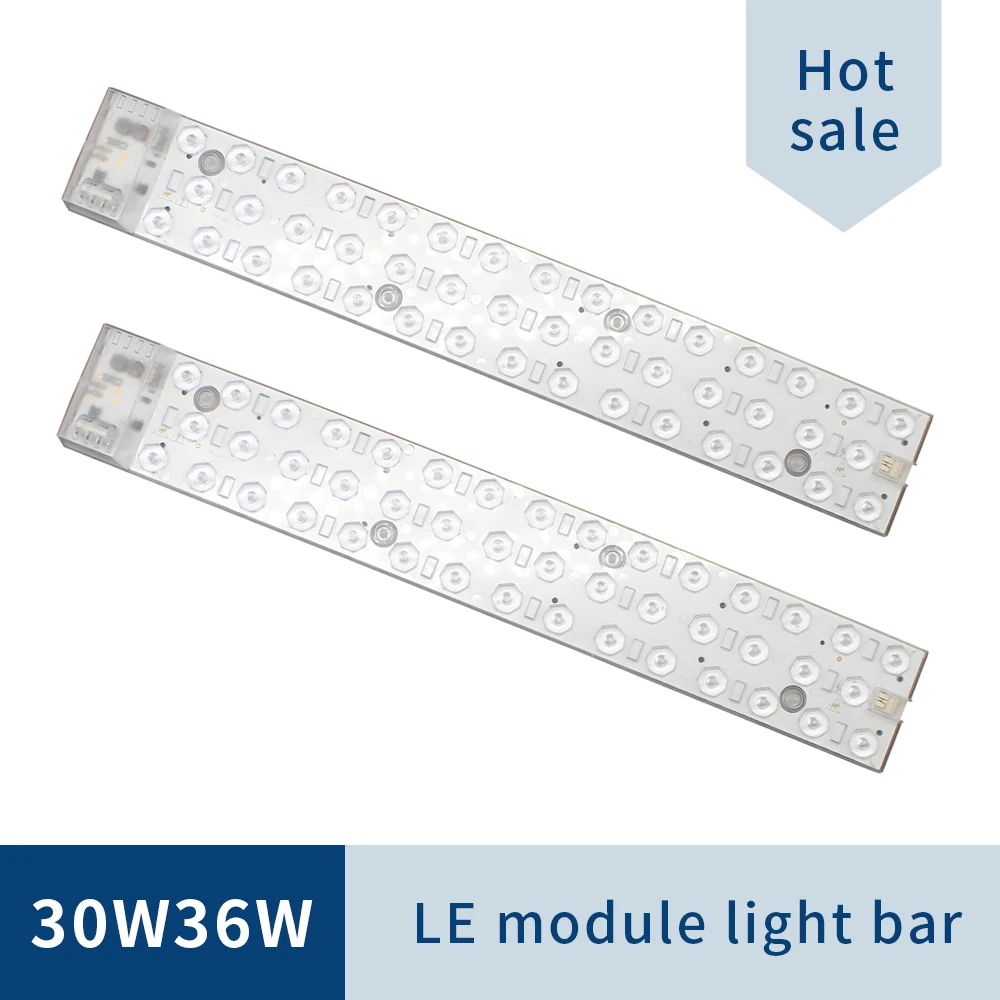 Barra de módulo LED, Panel de luz de techo de 220V, 30W, 36W, tira de luz LED de repuesto de 40cm, 50cm para sala de estar, dormitorio, luz de techo