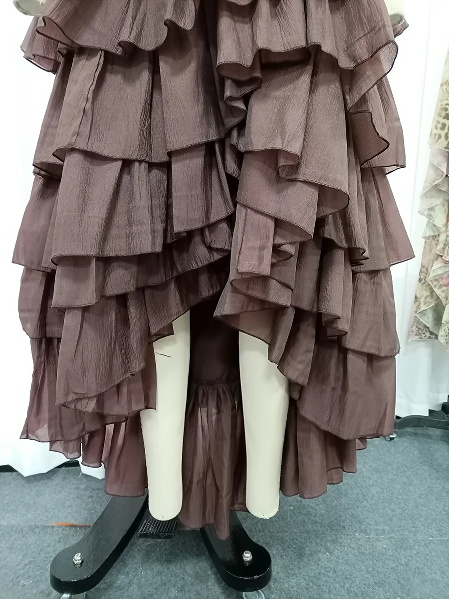 Vestidos Elegantes TWOTWINSTYLE para Mujer, Diseño Sólido e Irregular, Sin Tirantes, Sin Mangas, Cintura Alta, Corte Entallado, Vestido Largo con Abertura, Moda Femenina