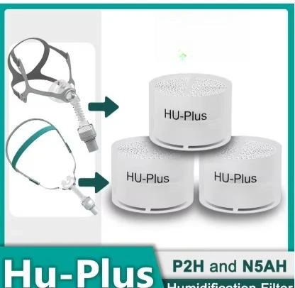 BMC HU-PLUS, filtro de humidificación para máquinas CPAP automáticas P2H N5AH, modelo M1 MINI, HU PLUS.
