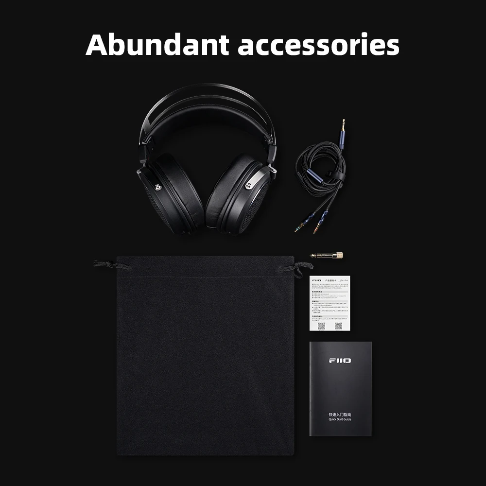 FiiO JT1 Auriculares de estudio de 3,5 mm para grabar juegos con micrófono, controlador de diafragmas de 50 mm, sonido HiFi