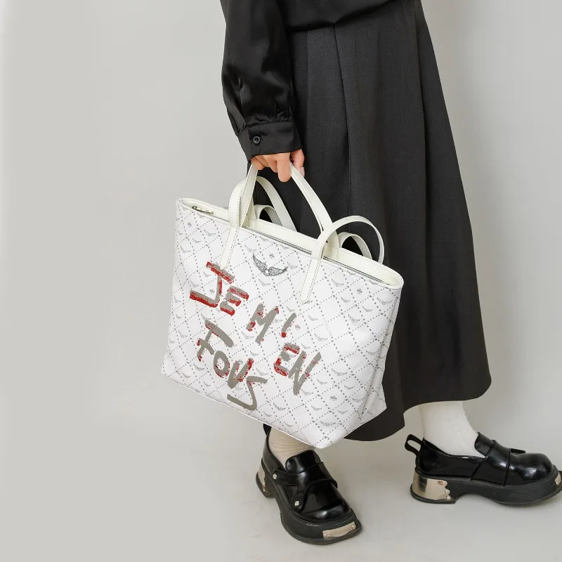 Bolso de mano de lujo con diseño exquisito, elegante y cómodo bolso de hombro con correa de cadena, bolso de mujer moderno y a la moda con cremallera.
