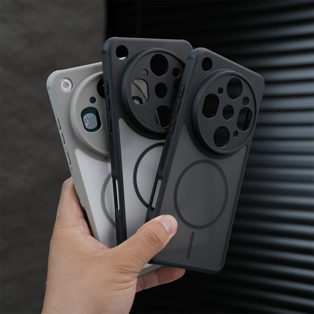 Funda protectora de lente translúcida mate para OPPO Find X9 Ultra X9S X8 Pro X8S+, cubierta transpirable con carga inalámbrica magnética