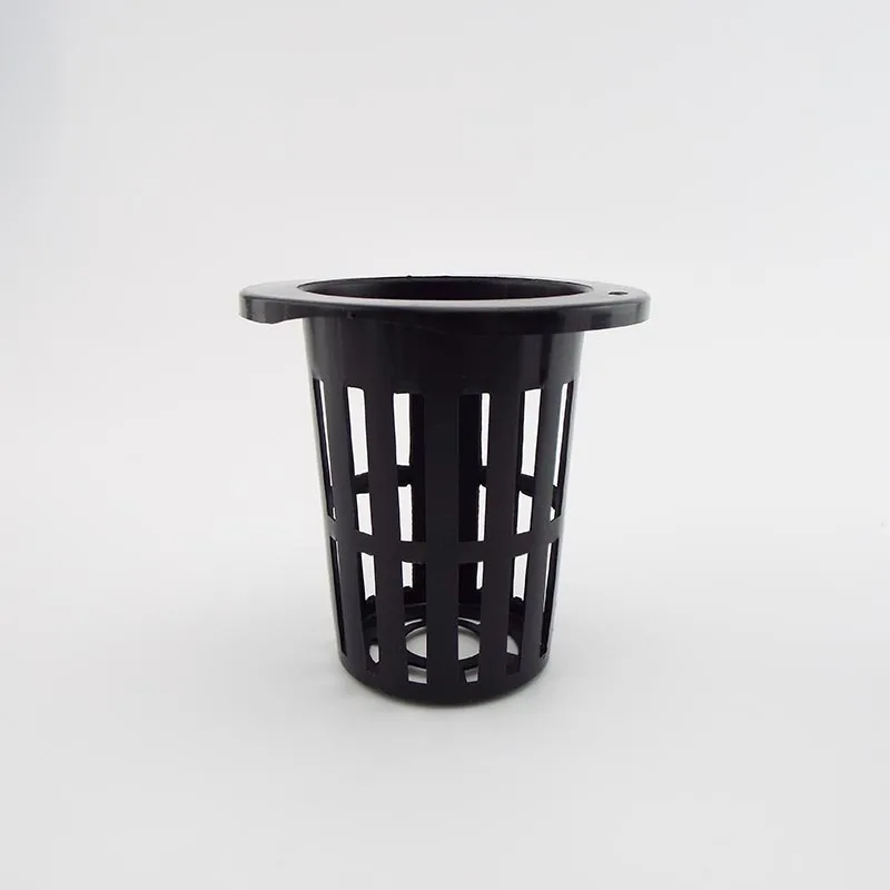 Maceta de malla hidropónica, cesta para plantar verduras, cultivo sin suelo, taza de raíz de planta de plástico, maceta para cultivar plantas de acuario, 10 Uds.