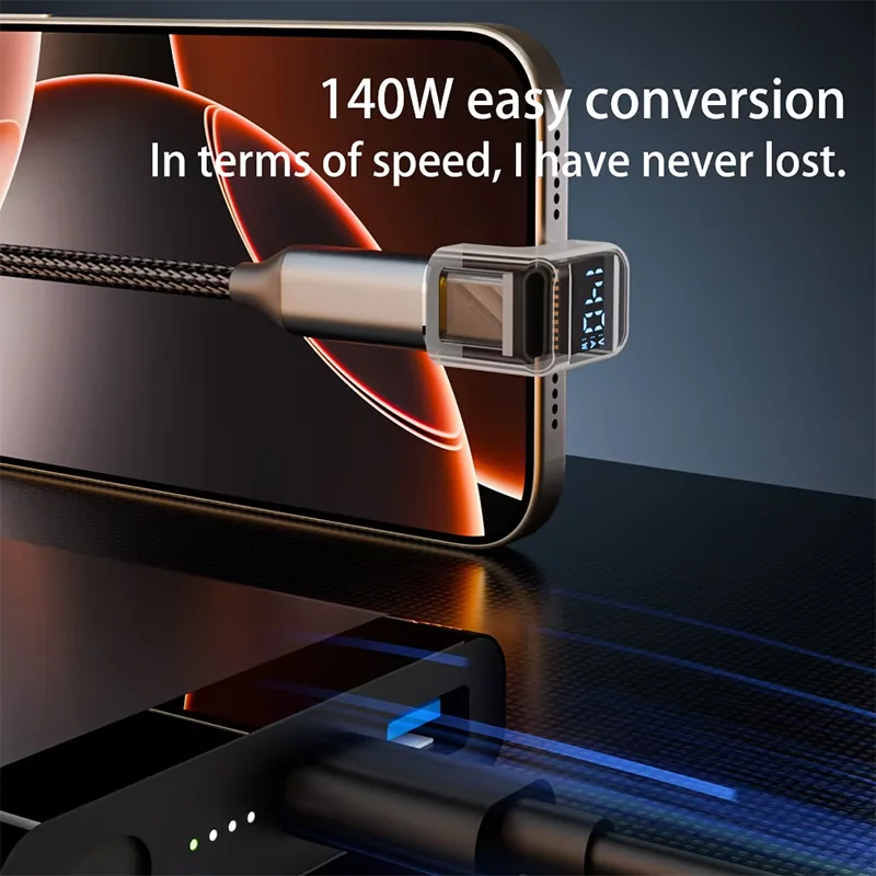 Adaptador USB C de 90 grados, adaptador tipo C en forma de U de ángulo recto, transferencia de datos de 40Gbps PD 140W USB4.0 8K 60Hz, vídeo para Thunderbolt 3/4