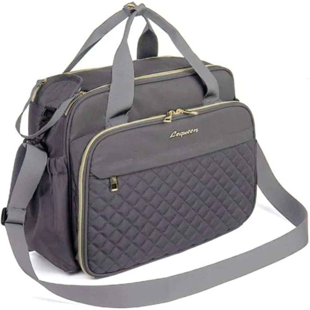Bolsa de pañales cruzada para bebé, bolsa de pañales para bebé, bandolera de mensajero de viaje con apertura grande y hombro, bolsa de pañales para mamá