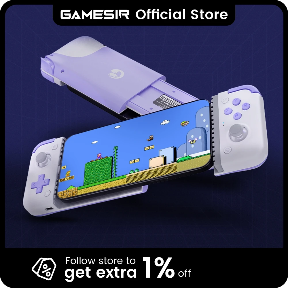 GameSir X2s, Controlador de Juegos para Teléfono Móvil, para Juegos en la Nube, Xbox Game Pass, STADIA, XCloud, Joystick y Gatillo con Efecto Hall