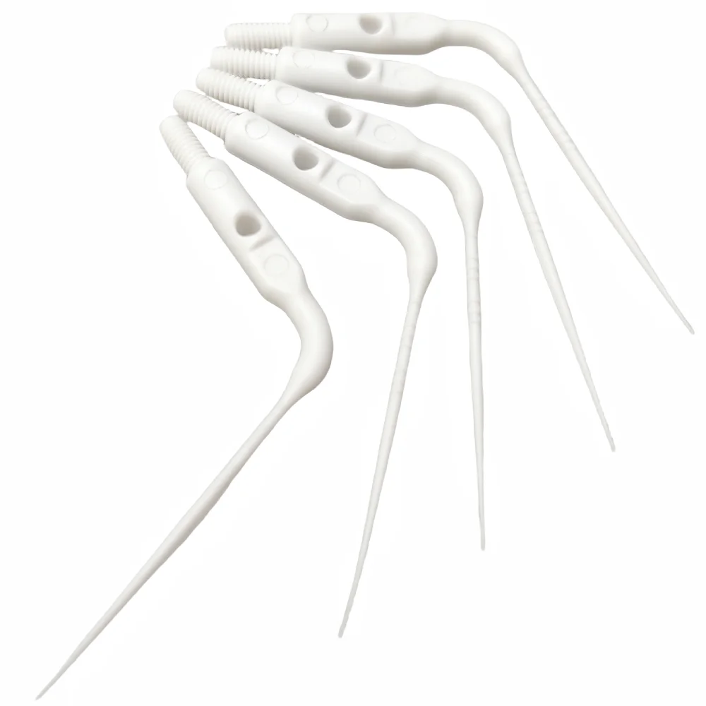JUMTOP 5 uds puntas de irrigación Endo alimentadas por sónica de plástico Dental punta de conducto radicular punta de pieza de mano escalador de aire para odontología