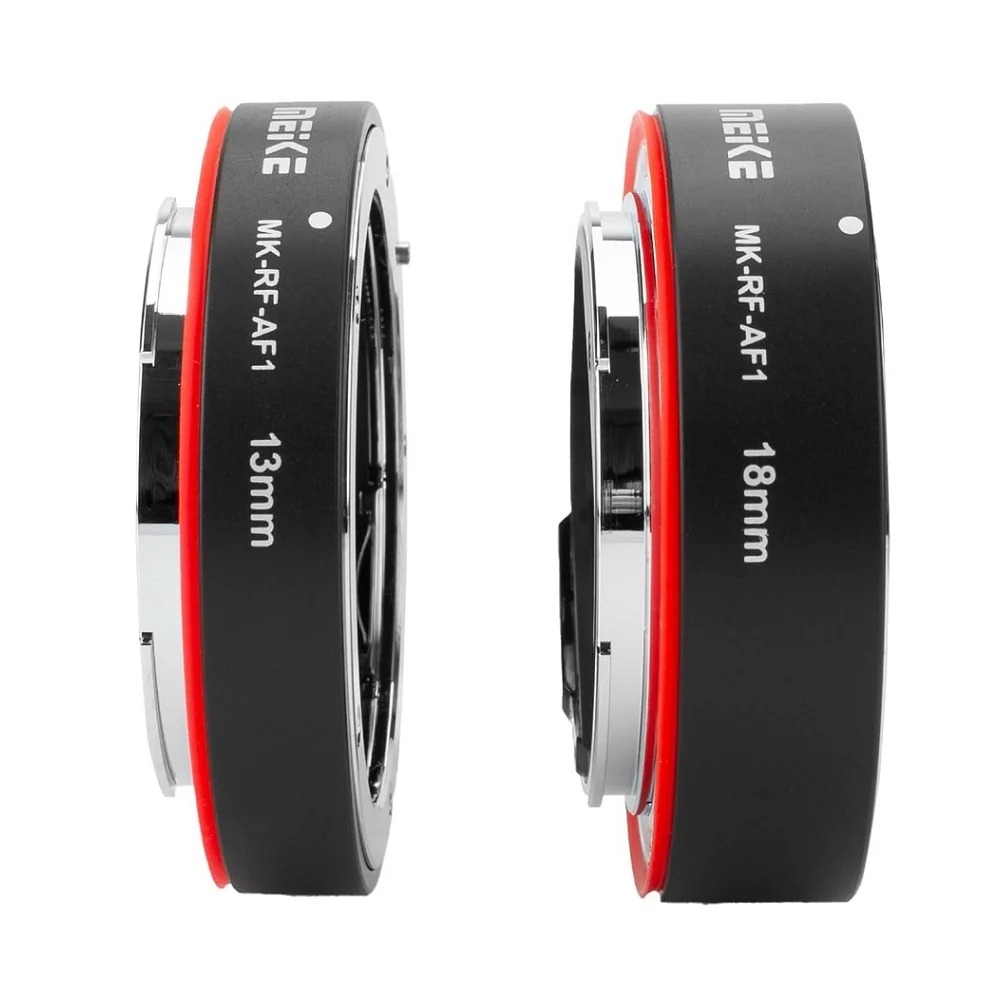 Meike MK-RF-AF1 anillo adaptador de tubo de extensión Macro de enfoque automático de Metal 13mm 18mm para Canon RF-Mount EOS R RED R3 R5 R6 R7 R10 RP