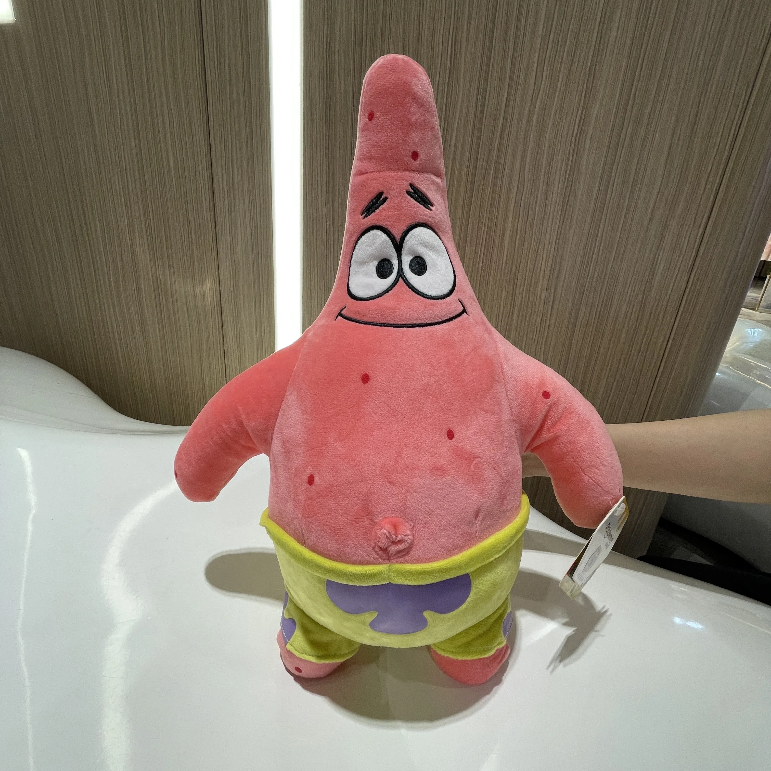 22-40Cm 100% genuino Bob Esponja Patrick Star Kawaii Animal de dibujos animados juguete de peluche muñeco de peluche de dibujos animados juguetes suaves para niños regalo de cumpleaños