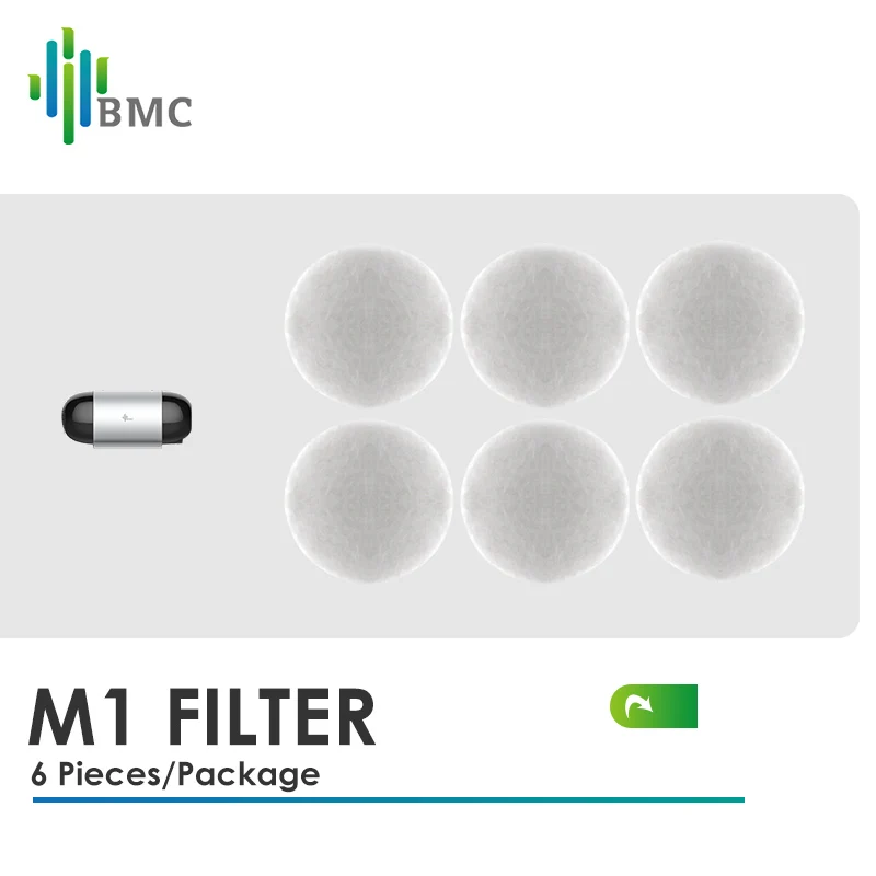 Filtros BMC, esponja de aire para máquina M1 Mini CPAP/AutoCPAP/BiPAP, embalaje independiente aséptico, 3 uds. Seguro