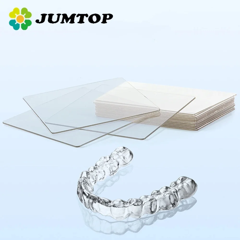 JUMTOP-retenedor de férula de ortodoncia Dental, hoja formadora al vacío, plástico suave/duro, Material de termoformado de odontología de 1,0/1,5/2,0mm