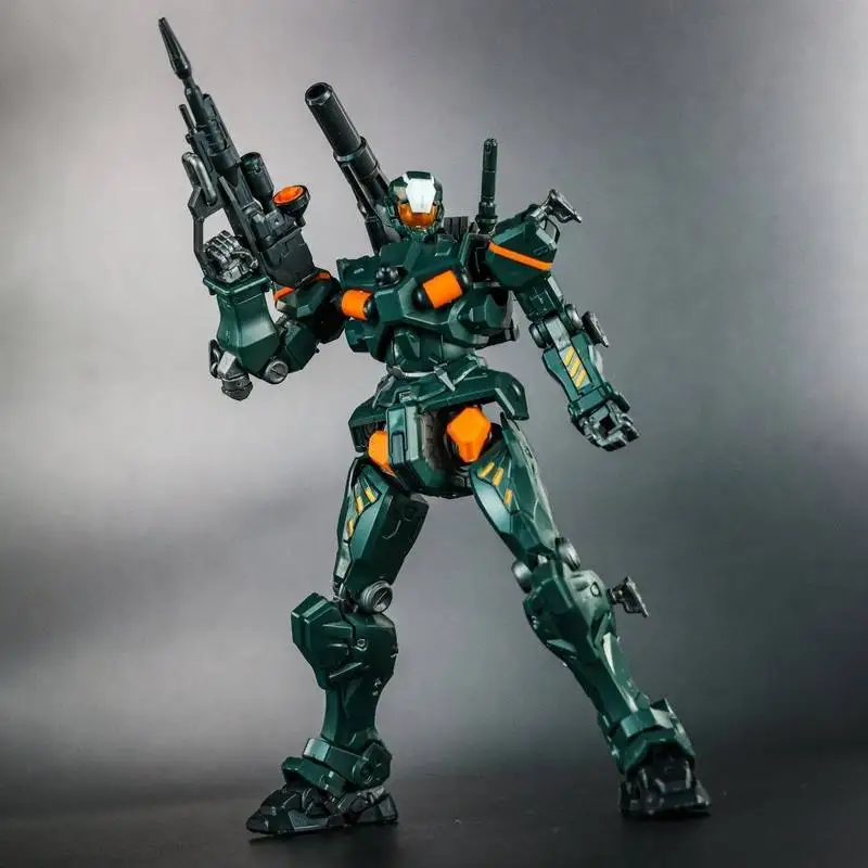 Nuevo HG 1/144 GQ Gquuuuuux Light Cannon Verde Rojo KO Kit de Modelo de Ensamblaje Figura de Mecha Juguetes de Colección Figura Coleccionable