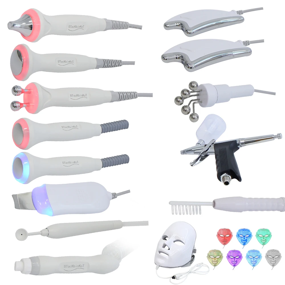 AOKO nuevo 12 en 1 hidrodermoabrasión Aqua Peeling ultrasonido cuidado Facial inyección de oxígeno rejuvenecimiento de la piel máquina de belleza de merlán