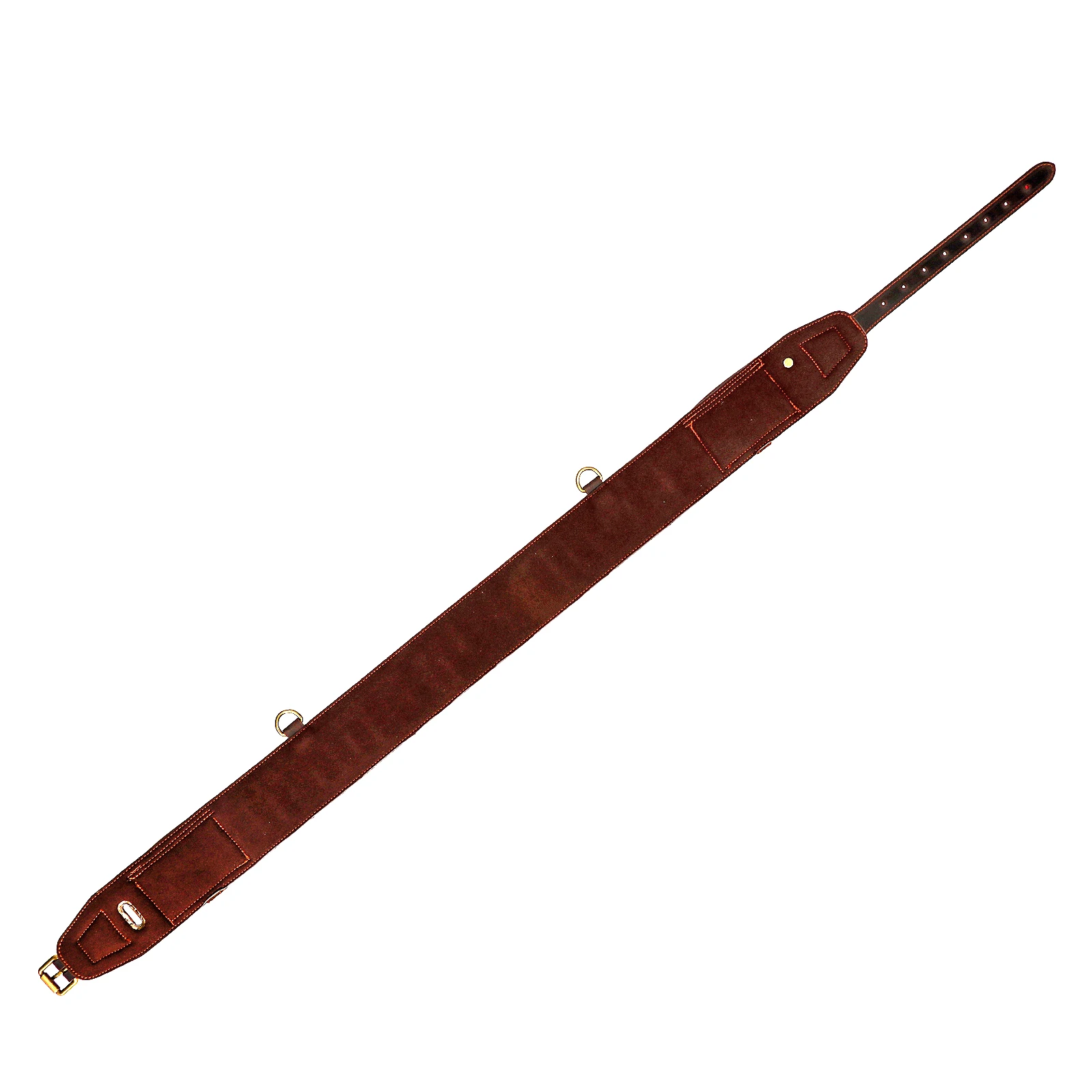 Tourbon-accesorios de caza, cartuchos de bandolera para pistola de calibre 12, cinturón, soporte para munición de cuero genuino marrón con bolsillo