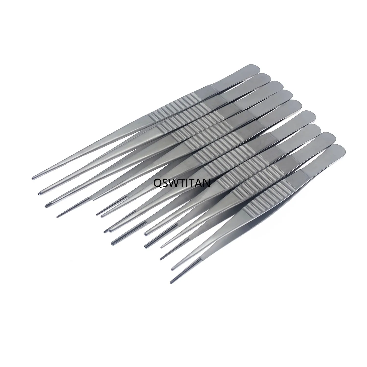 Vascula de acero inoxidable y disección cardíaca ForcepsAtraumatic tips pinzas para tejidos instrumentos microquirúrgicos