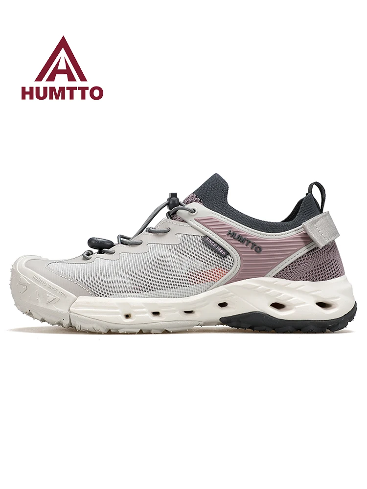 Zapatos de senderismo HUMTTO, zapatos aguas arriba, sandalias de exterior para mujer, zapatillas de deporte para primavera y verano para hombre, zapatos informales transpirables, zapatos de pesca