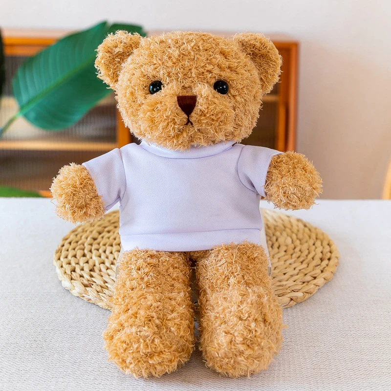 30 cm lindo usando suéter oso de peluche juguete de peluche adorable animal relleno con oso de peluche suave regalo perfecto para novia y niños
