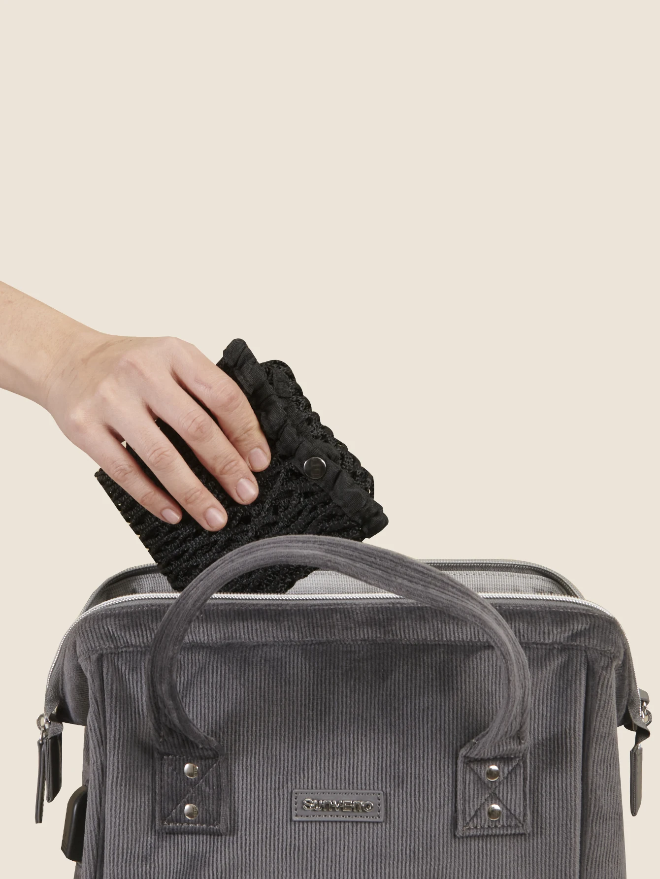 Sunveno-bolsa colgante para cochecito de bebé, duradera y resistente, plegable y ligera para un fácil almacenamiento