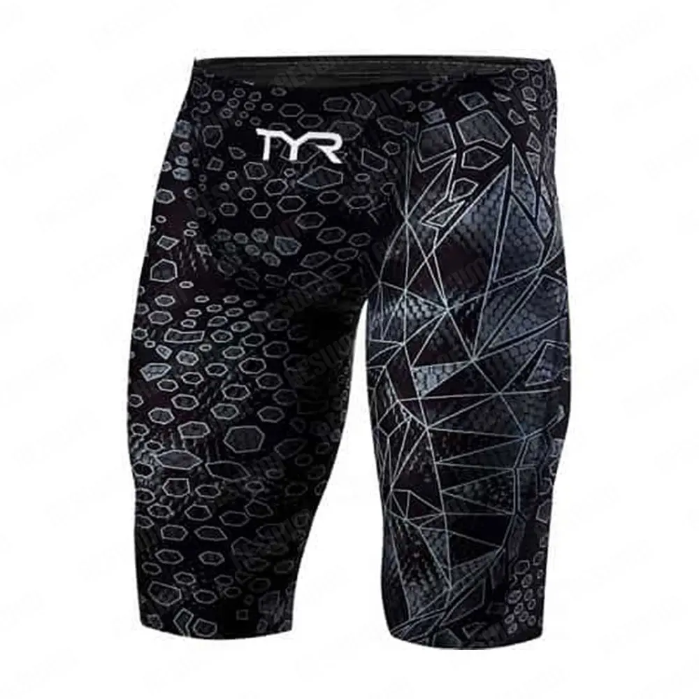 Jammers de natación de verano para hombre, traje de baño de entrenamiento atlético de resistencia, pantalones cortos ajustados, traje de baño UV para playa, bañadores, pantalones cortos para gimnasio y surf