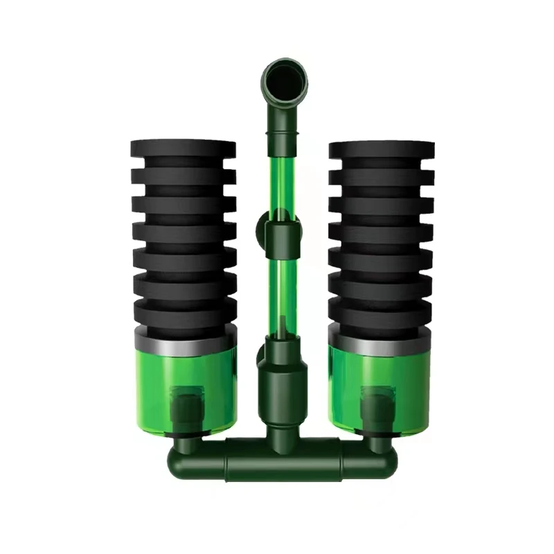 Esponja de filtro para acuario de doble uso, algodón bioquímico, filtración de acuario, accesorios de Biospong con caja de filtro extraíble