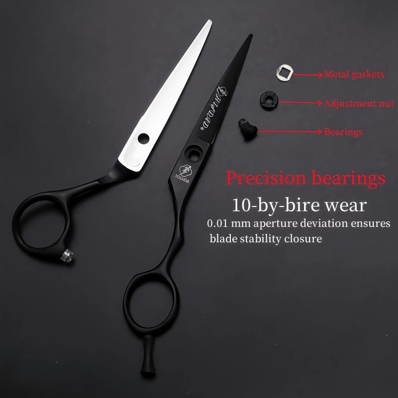 Tijeras de Peluquería, Máquina para Cortar Cabello, Material VG10, Tijeras de Alta Calidad, Profesionales, 5.5 Pulgadas, para Salón de Belleza