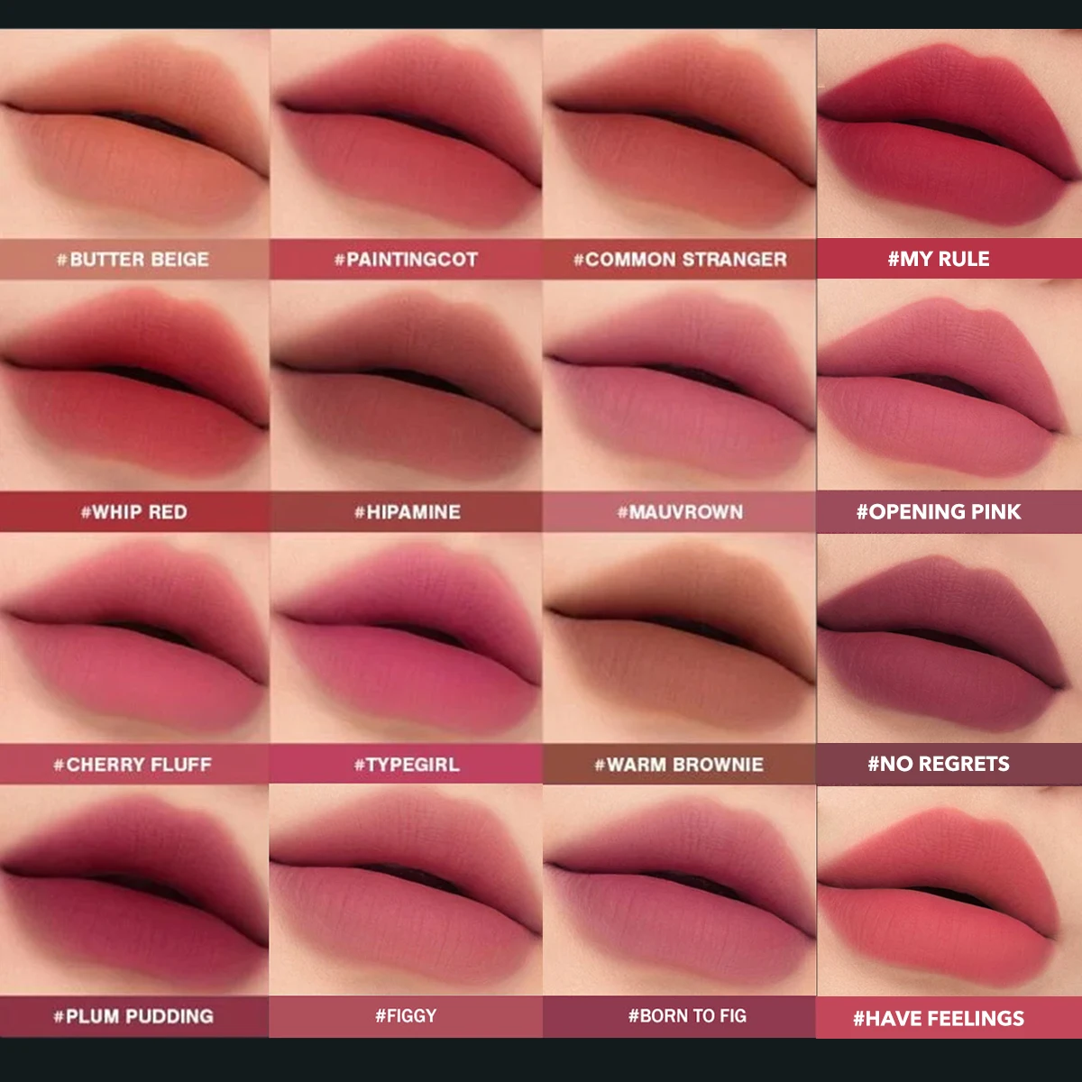 3CE HAZY LIP CLAY, Textura de Arcilla Aterciopelada, Larga Duración, Altamente Pigmentado, Efecto de Difuminado de Labios, Cosmético Coreano, Maquillaje Coreano