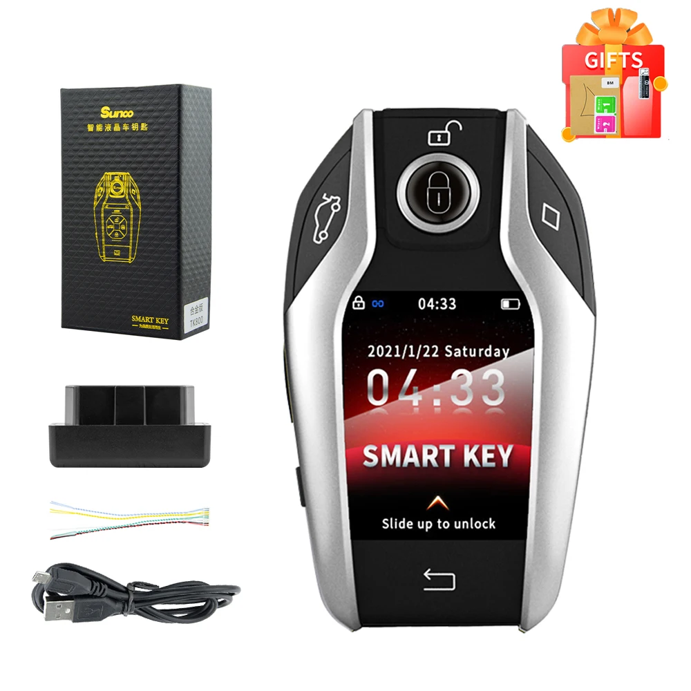 YIQIXIN OBD Universal modificado LCD TK800 llave inteligente para mercedes-benz BMW Buick Audi Cadillac Lexus Land Rover Kia Toyota remoto