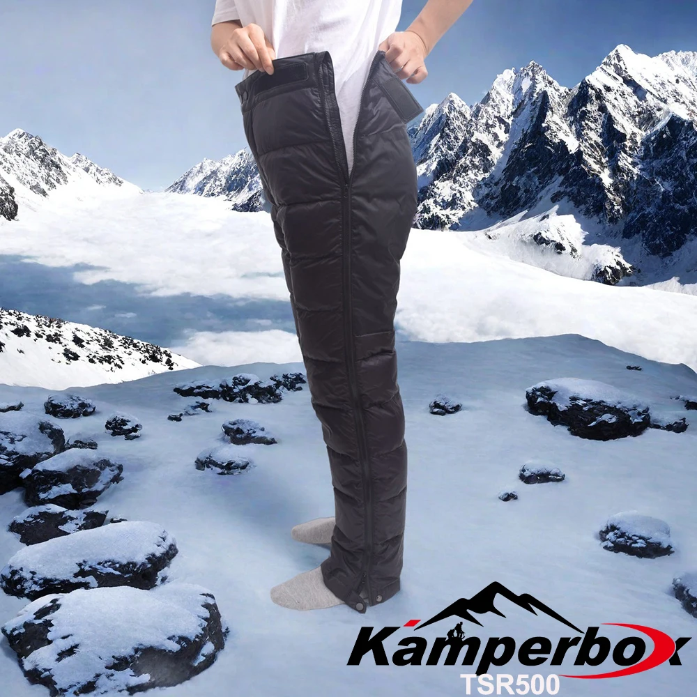 Kamperbox Pantalones de plumón para hombre, pantalones de invierno, pantalones de invierno para senderismo, pantalones de trekking para hombre, pantalones de senderismo de invierno para hombre, pantalones